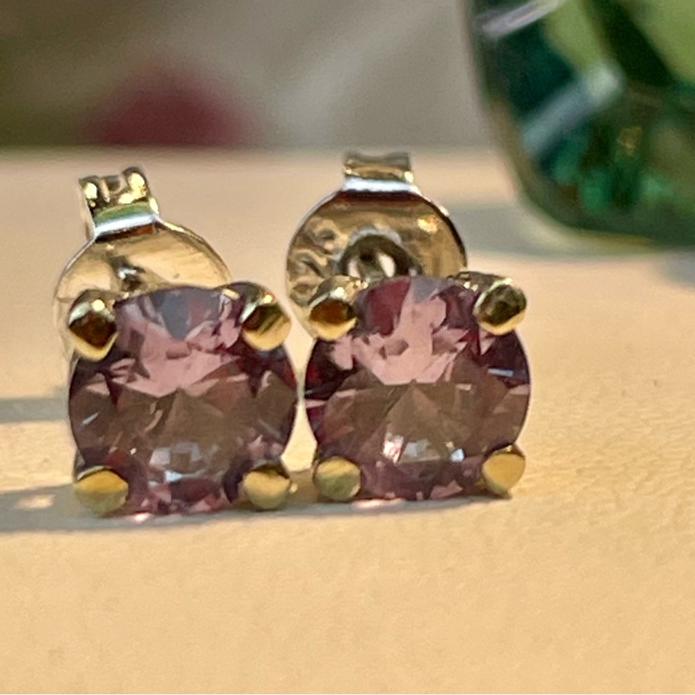 X1DAYLEFT‼️1ct Alexandrite    Silver 925 studs - Picture 7 of 8